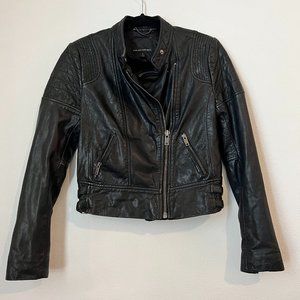 Banana Republic Black Leather Jacket